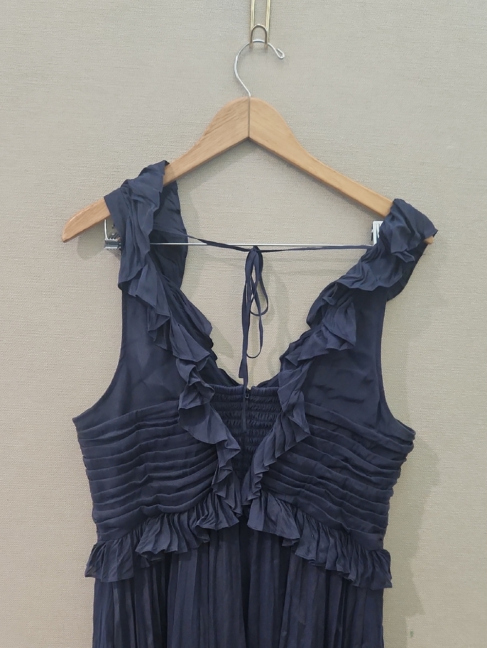 Cinq A Sept Calloway Ruffled Midi Dress Size 16 - Picture 6 of 15